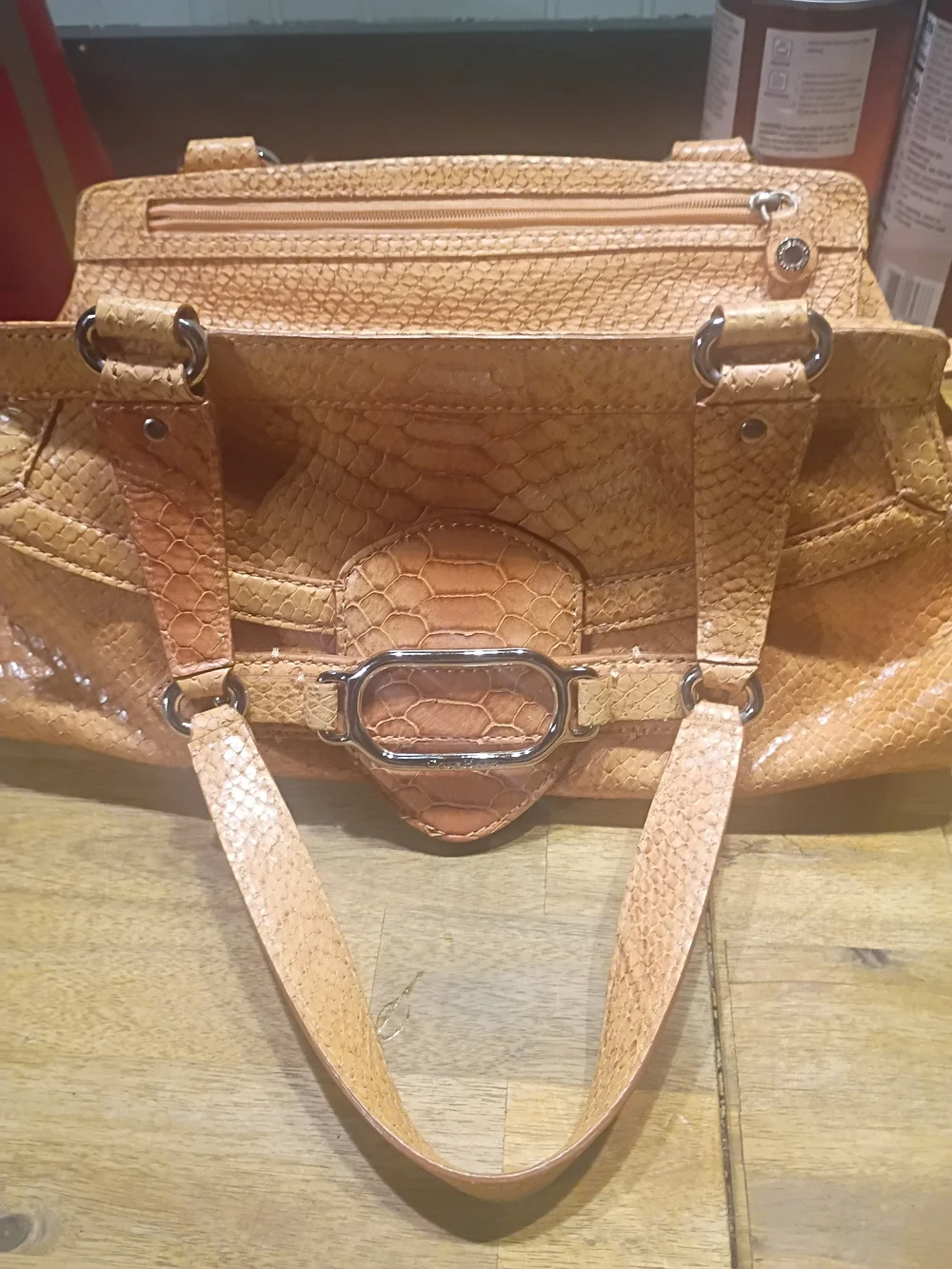 Cole Haan Trinity Python Print Handbag